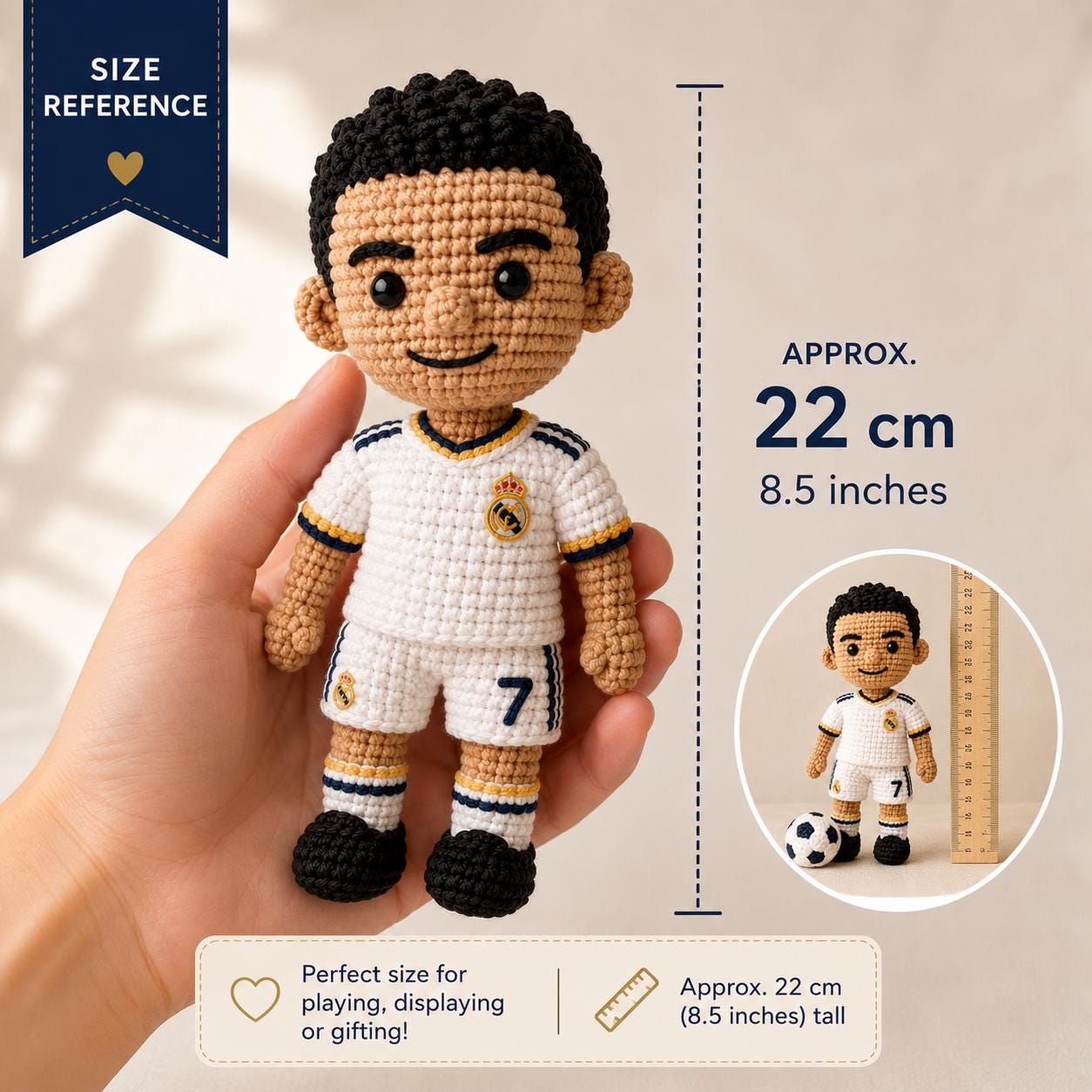 Cristiano ronaldo plush - Etsy 日本