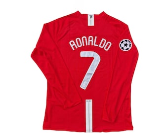 Camiseta retro del Manchester United de Cristiano Ronaldo #7 de 2008
