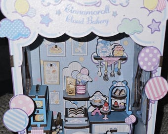 Rincón de lectura terminado. Panadería en la nube Cinnominroll