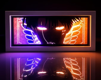 Anime LED-Leuchtkasten RGB-Gaming-Lampe Anime-Zimmerdeko Nachtlicht USB-betriebenes Geschenk