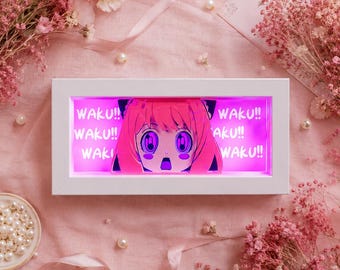 3D Anime Lightbox LED Nachtlamp | Papieren Manga Bureaulamp | Anime Kamerdecoratie Cadeau