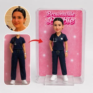 Benutzerdefinierte Actionfigur vom Foto, benutzerdefinierte Barbie-Puppe, einzigartiges Andenken-Geschenk