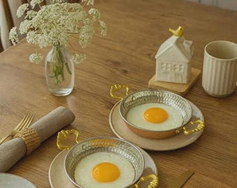 Kupfer Eierpfanne 14 cm (2 Stück)