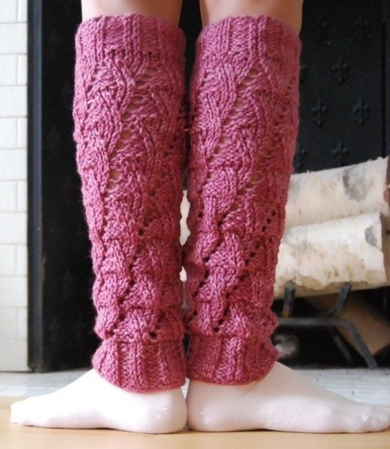 PDF PATTERN Knitarelli Knit Ballet Leg Warmers Great Etsy