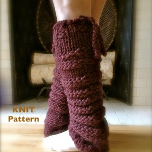 PDF PATTERN - - Knitarelli Knit Leg Warmers - - Great handmade gift to make for dancers