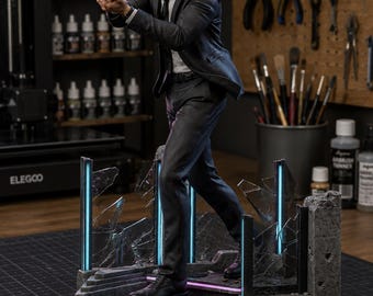 John Wick – 1/6 Scale STL-Datei unterstützt und nicht unterstützt.