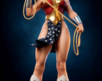 Wonder Woman STL 1/6 Scale Figure – 3D Print Model STL
