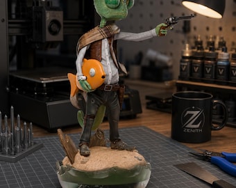 Rango  1/6 STL for 3d printing fanart
