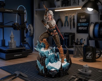 Ciri – 1/6 Scale STL Collectible Statue