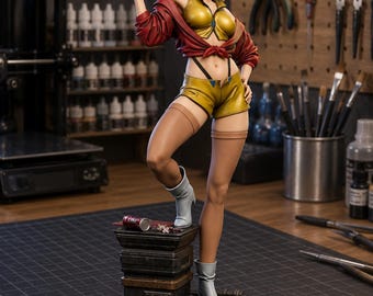 Faye – 1/6 Scale STL File supported and unsupported