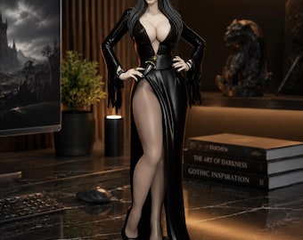 Elvira 1/6 pressuported STL file for 3d printing  (extra torso included)