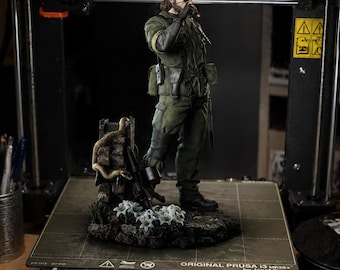 Solid snake 1/6 presupported STL figure