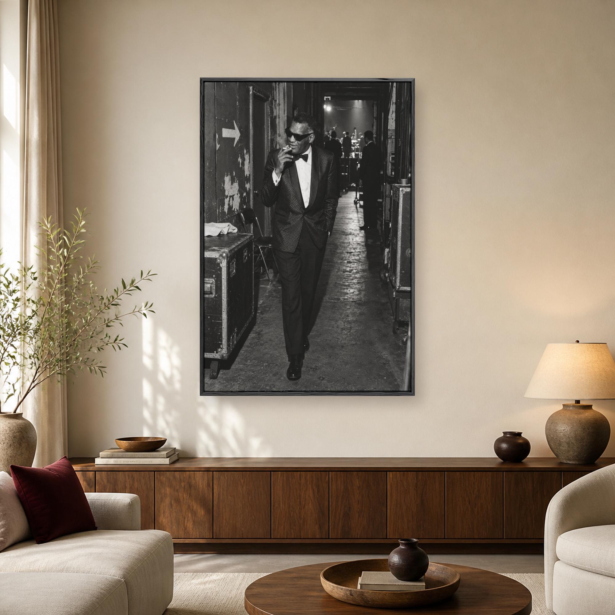 額装品/RayCharles/アラン バートランド/ポスター/アート/インテリア Ray Charles Poster - Etsy