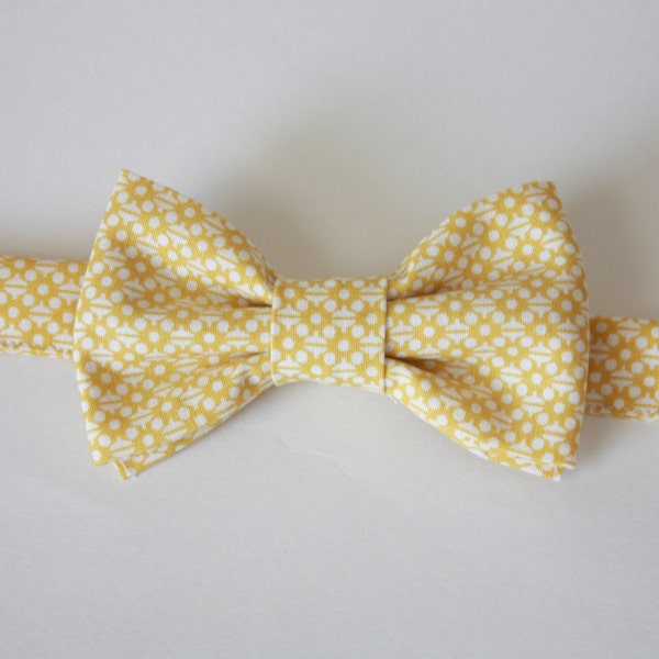 Sunshine Yellow Baby/Toddler Bowtie, Easter bowtie