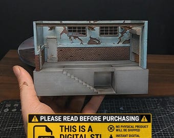 1/64 Mini Garage Diorama