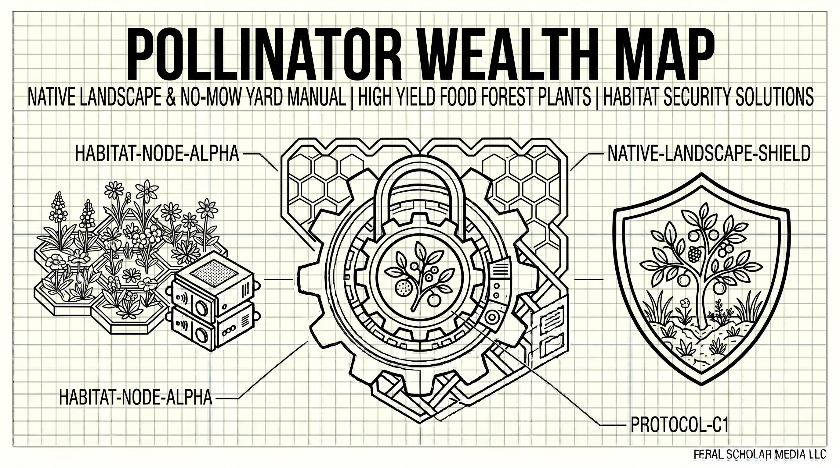 Pollinator Wealth Map: Native Landscape and No Mow Yard Manual for High ...