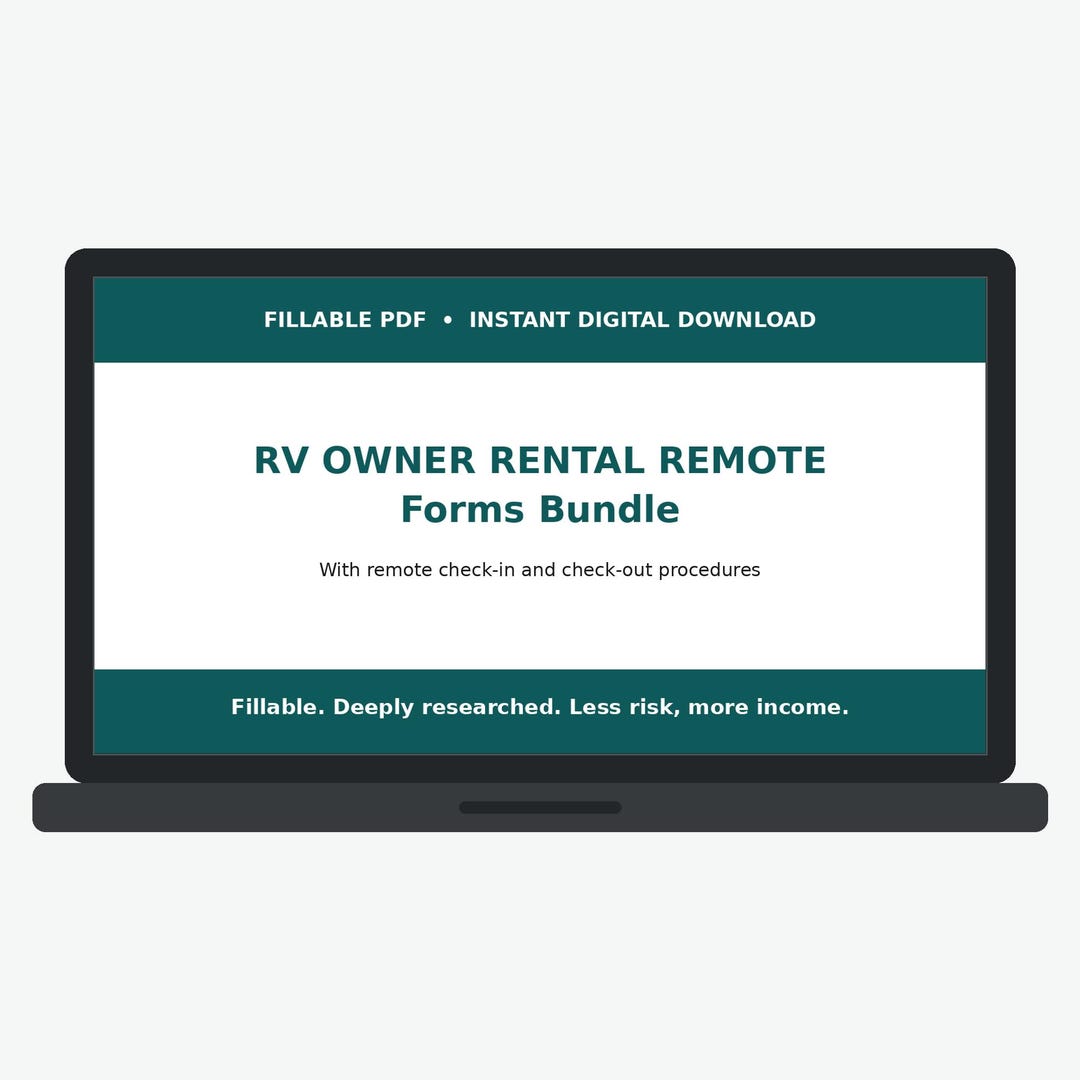 RV rental agreement