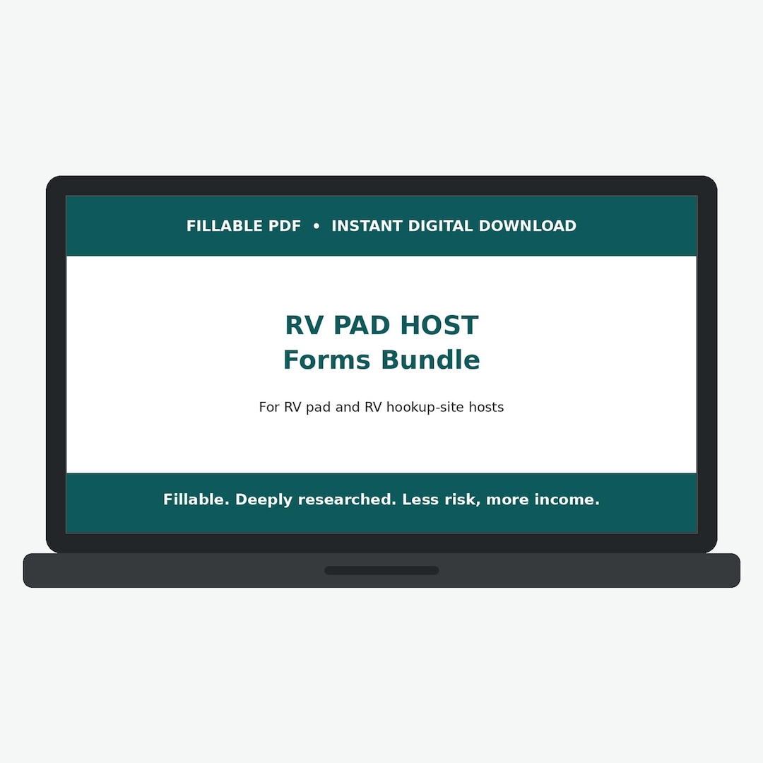 RV pad rental agreement for land hosts