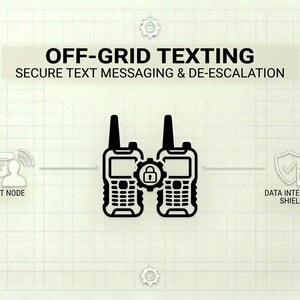 Mensagens de texto fora da rede: O manual Ghost Mesh para segurança de idosos com rádio LoRa, além de rede privada e coordenação e mensagens de emergência.
