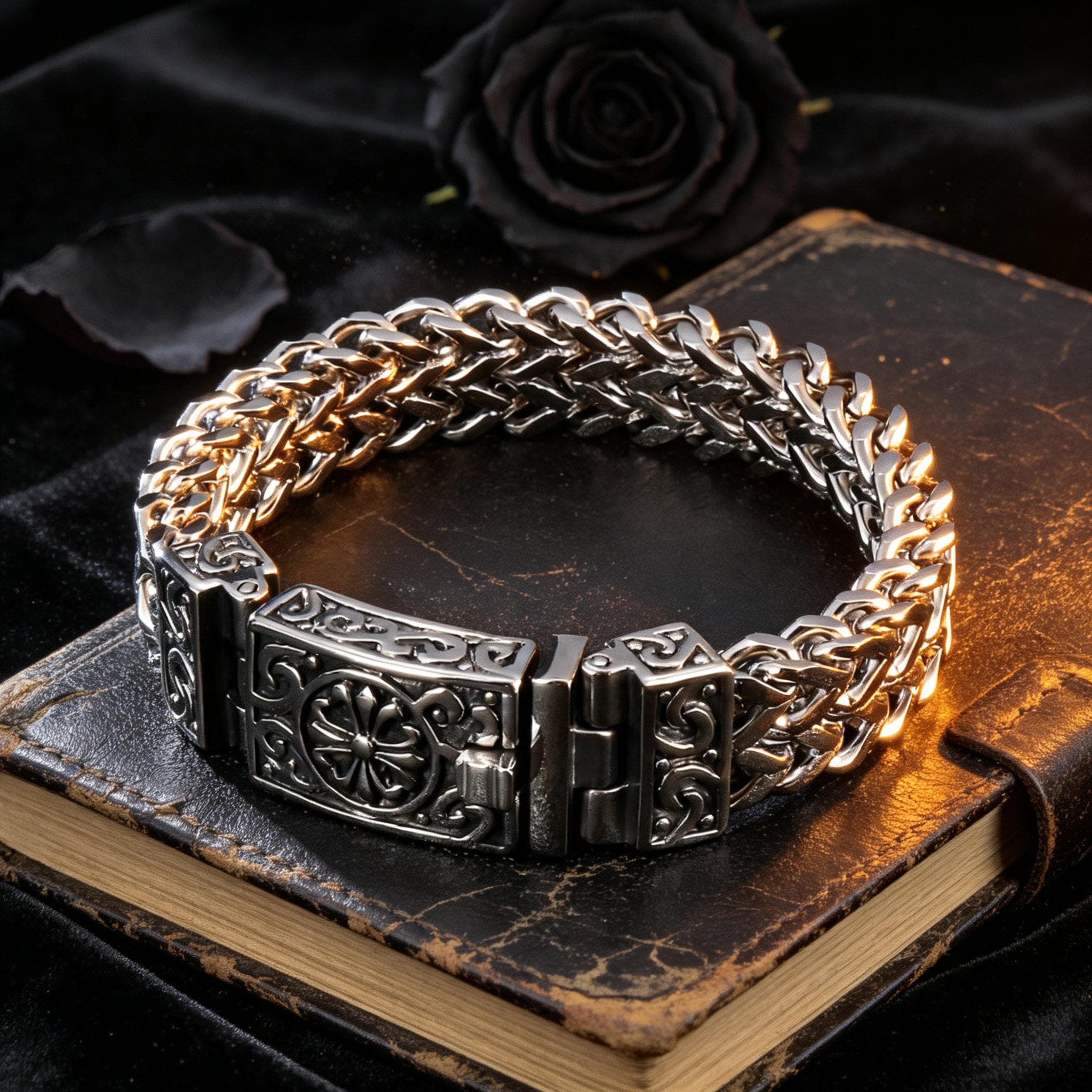 Harley Davidson Sterling Silver Bracelet - Etsy