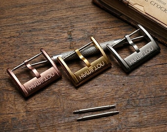 18mm / 20mm Stainless Steel Watch Buckle Clasp Compatible with Hamilton Straps