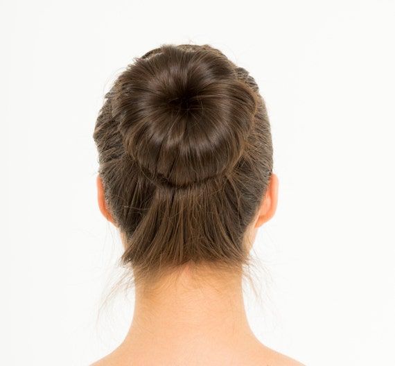 Light Med Brown Sock Bun Maker Crocheted Donut Bun Maker Etsy