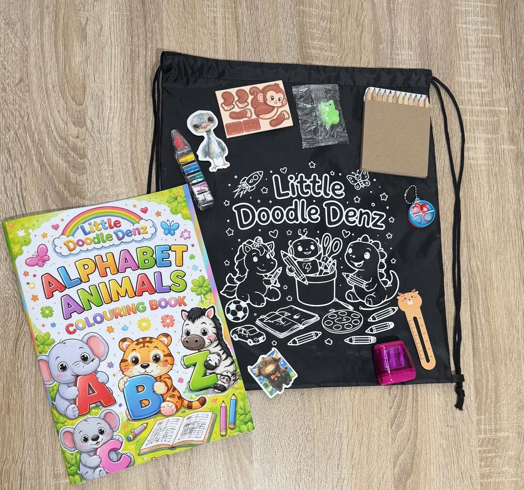 Kids Colouring Pack - Etsy