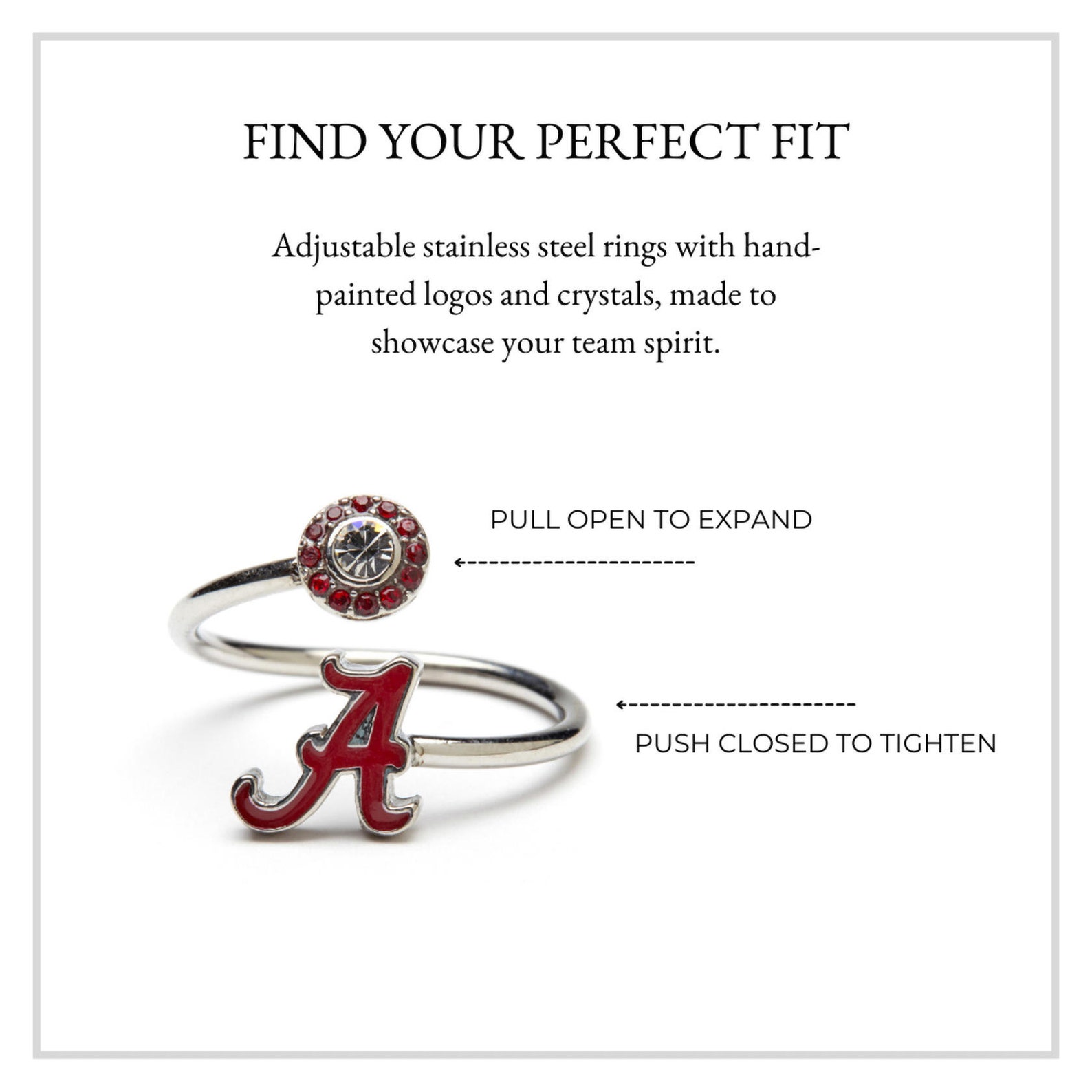 Al Ring Stone Armory University of Alabama Ring | Alabama Crimson Tide Jewelry ...