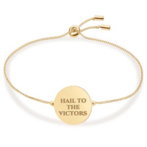 Stone Armory Officially Licensed Bracelet for Michigan Wolverines - Adjustable Bracelet Featuring Engraved Charm - Fits Up to 9in Wrist