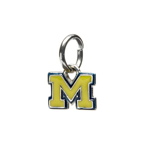 Stone Armory University Of Michigan Charm Pendant | Michigan Wolverines Jewelry | Maize Block M Charm Pendant | Perfect UM Gift