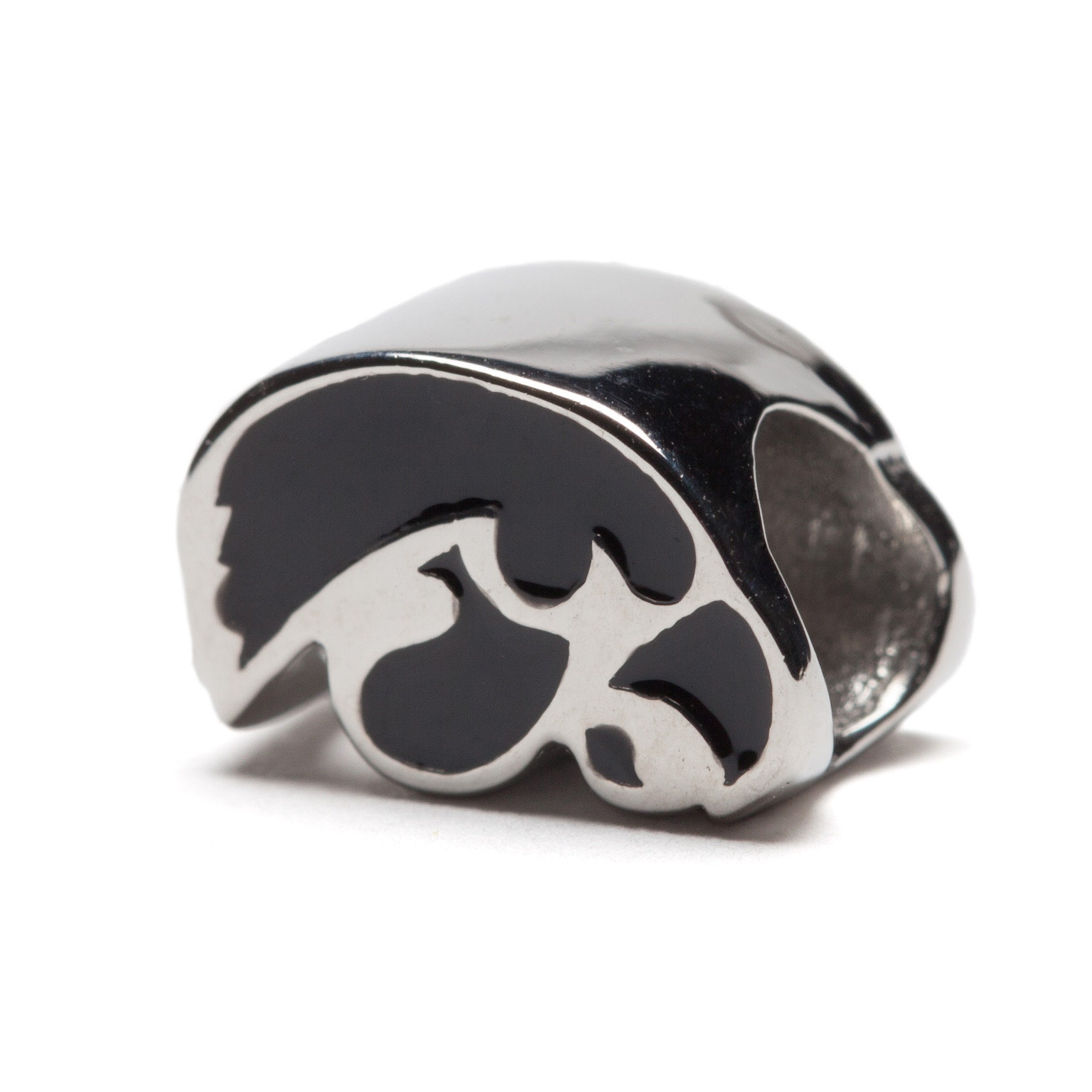 University Of Iowa Hawkeyes Bead Charms - Officially Licensed Stainless Steel Jewelry Trio - View #11