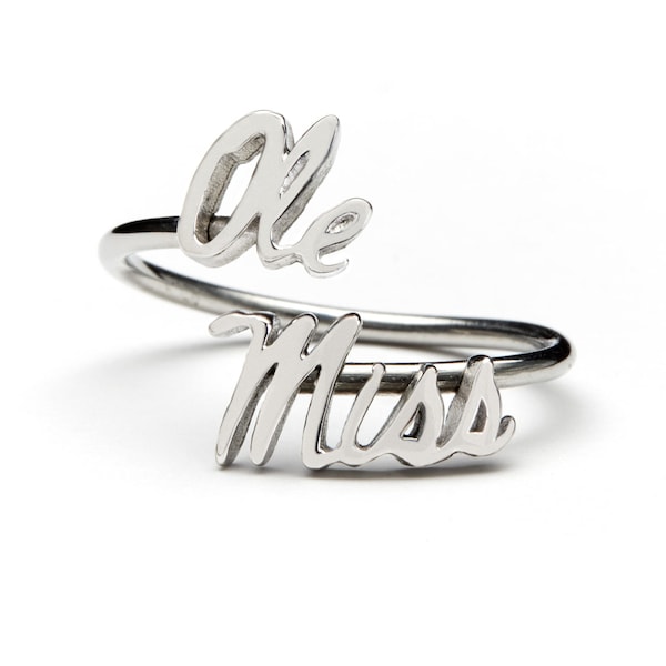 Stone Armory University of Mississippi Ring | Ole Miss Rebels Jewelry | Adjustable  Ring | Perfect Mississippi Rebel Gift