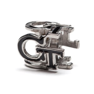Stone Armory Georgia Institute Of Technology Bead Charm | Georgia Tech Jewelry | Navy 4-Sided GT Bead Charm | Perfect Georgia Tech Gift