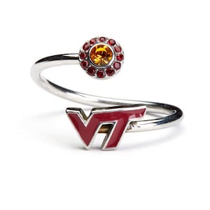 Virginia Tech Ring | VT Hokies Ring | Officially Licensed Virginia Tech Jewelry | Stainless Steel