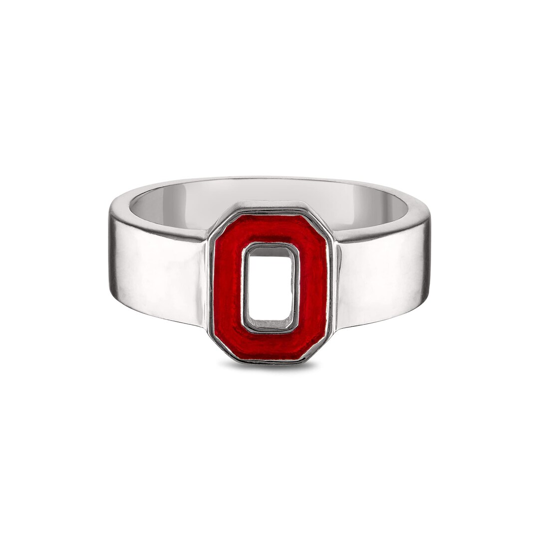 Stone Armory Men's Ohio State Ring Block O | Solid Sterling Silver OSU ...