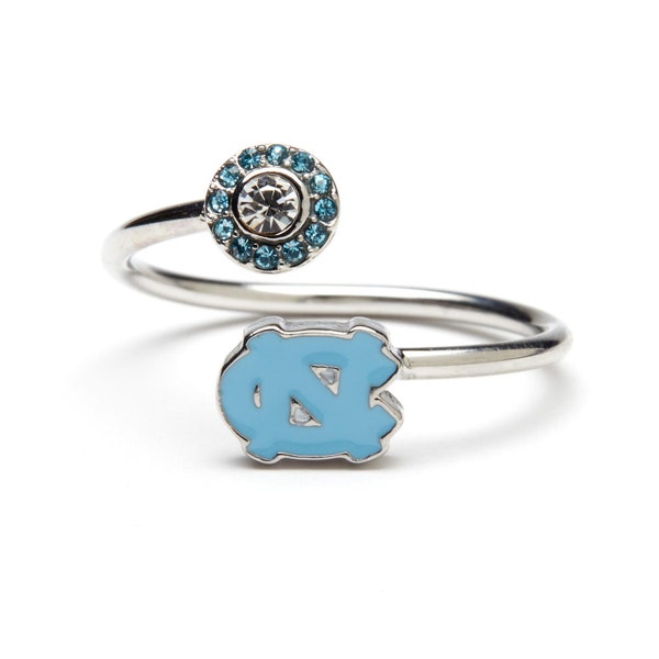 Stone Armory University of North Carolina Ring | North Carolina Tar Heels Jewelry | Adjustable  Ring | Perfect UNC Tar Heel Gift