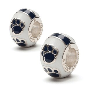 Penn State Charms | Penn State Nittany Lions Paw Charms | Officially Licensed Penn State Charms | Penn State Jewelry | Stainless Steel
