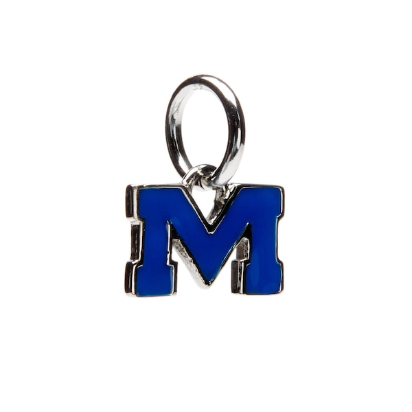 Stone Armory University Of Mississippi Charm Pendant | Ole Miss Rebels Jewelry | Blue Block M Charm Pendant | Perfect UM Gift