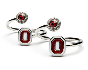 Gift Set- Ohio State One for You and One for Me Rings | Ohio State Ring | OSU Ring | Ohio State Buckeyes Ring | Ohio jewelry