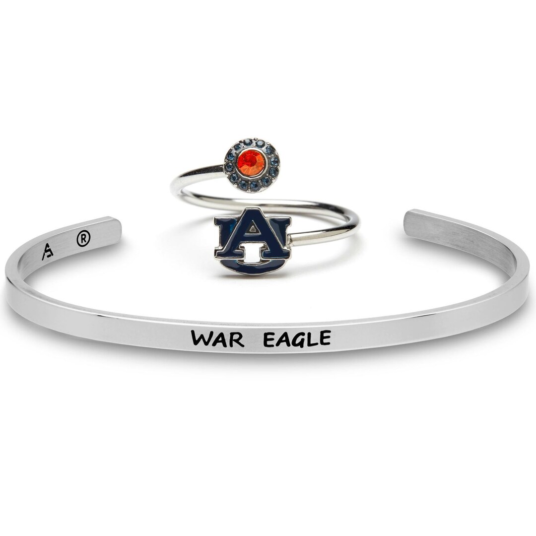 Stone Armory University Of Nebraska Cornhuskers Accessories For Women - Red Nebraska Ring With Crystals - Hypoallergenic And Adjustable