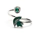 Stone Armory Michigan State University Ring | Michigan State Spartans Jewelry | Adjustable Spartan Ring | Perfect MSU Spartan Gift 
