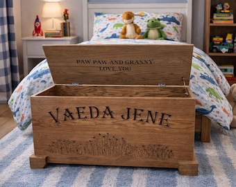 Personalized Wooden Toybox/Keepsake Chest