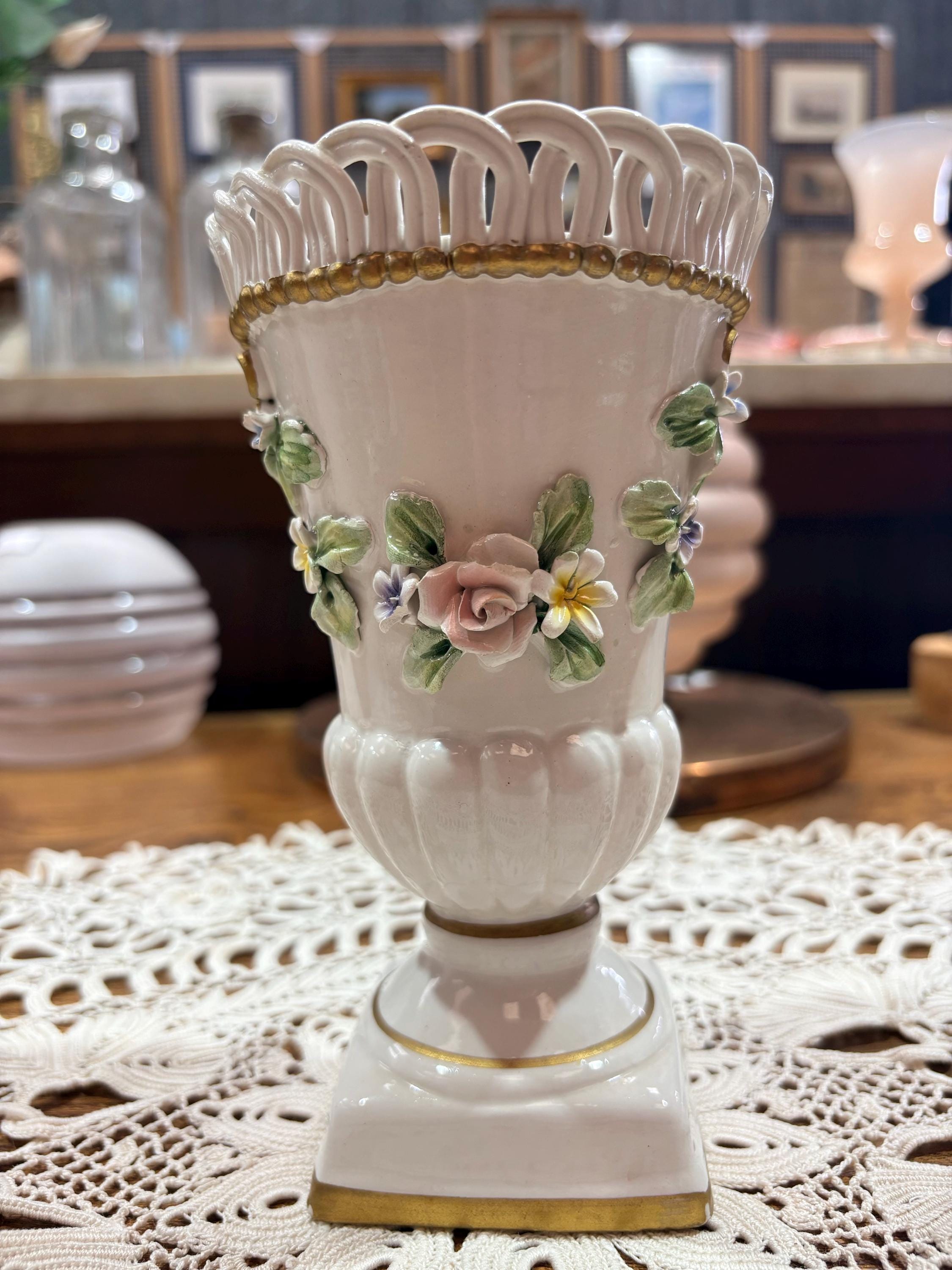 Capodimonte Vases - Etsy