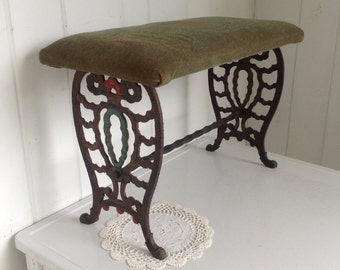 Rustic Cast Iron Wheel Garden Decor 9 5 8 X 3 1 8 Etsy