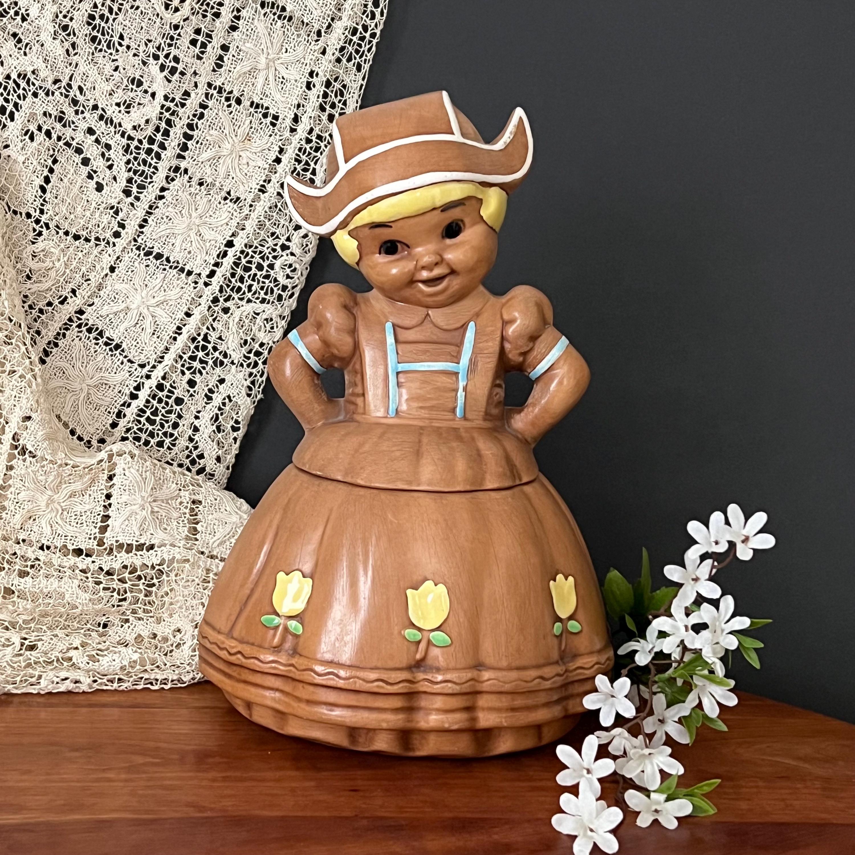 Cookie Jar by Twin Winton - Dutch Girl Cookie Jar MCM 13