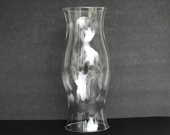 14&quot; Tall Clear Glass Hurricane Candle Holder Cover Chimney Shade 5&quot; at Openings - Wedding Center Piece