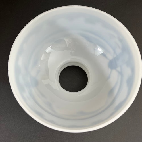 White Milk Glass Student Shade 9 3/4