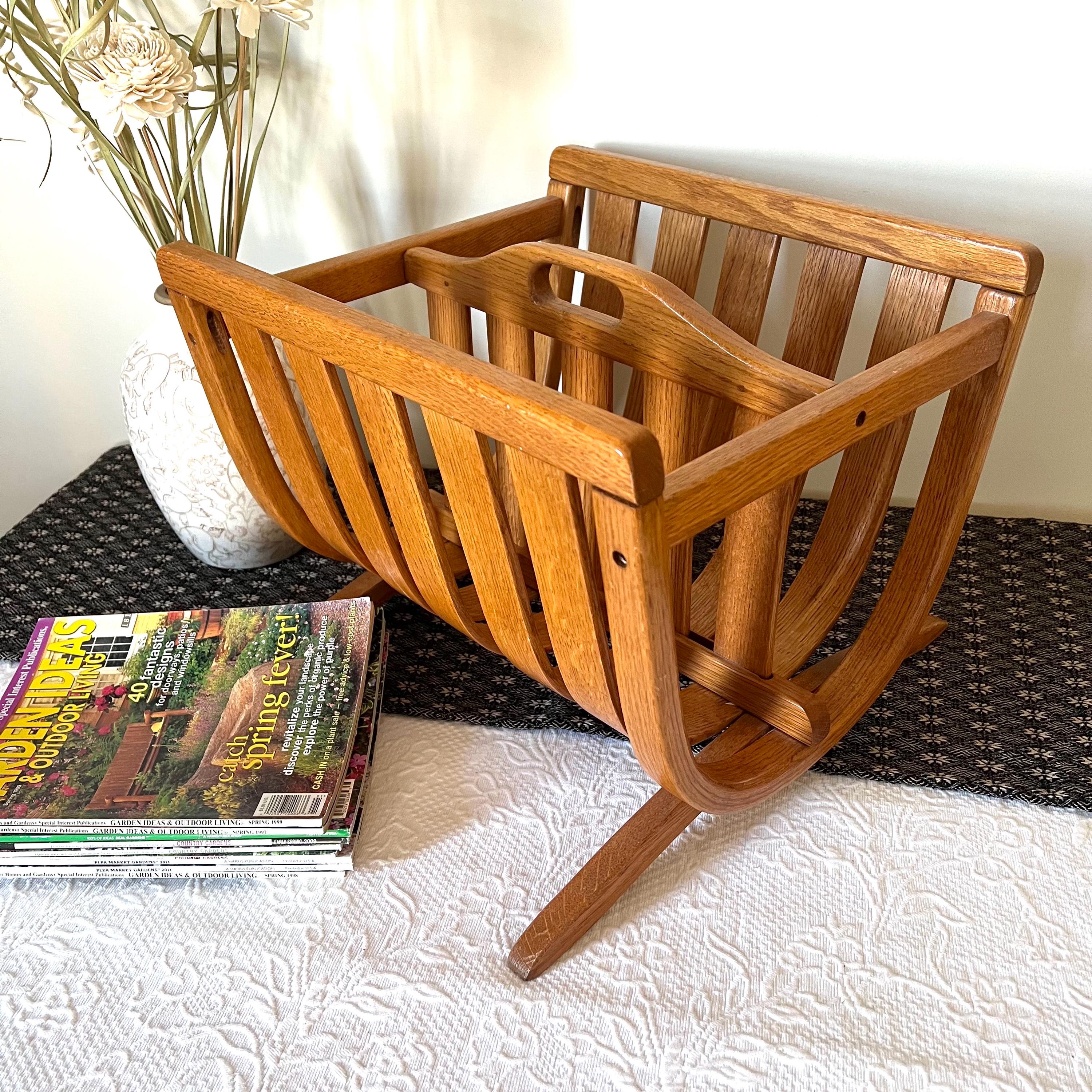 Ethan Allen Magazine Rack - Etsy