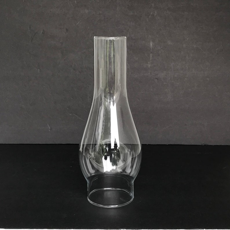 10" Frosted Glass Chimney Hurricane Oil Lamp Shade Replacement Globe 3