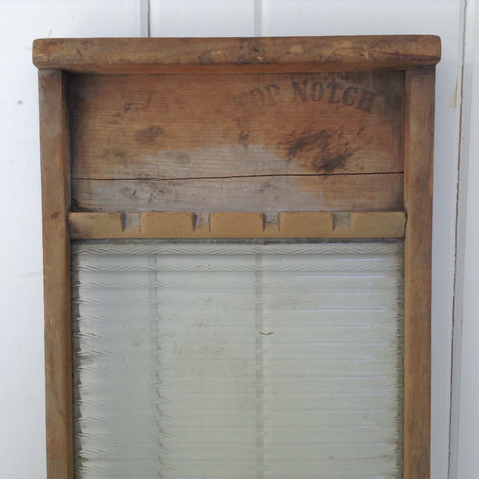 Vintage National Washboard No. 860 Ribbed Glass/The Glass King Etsy